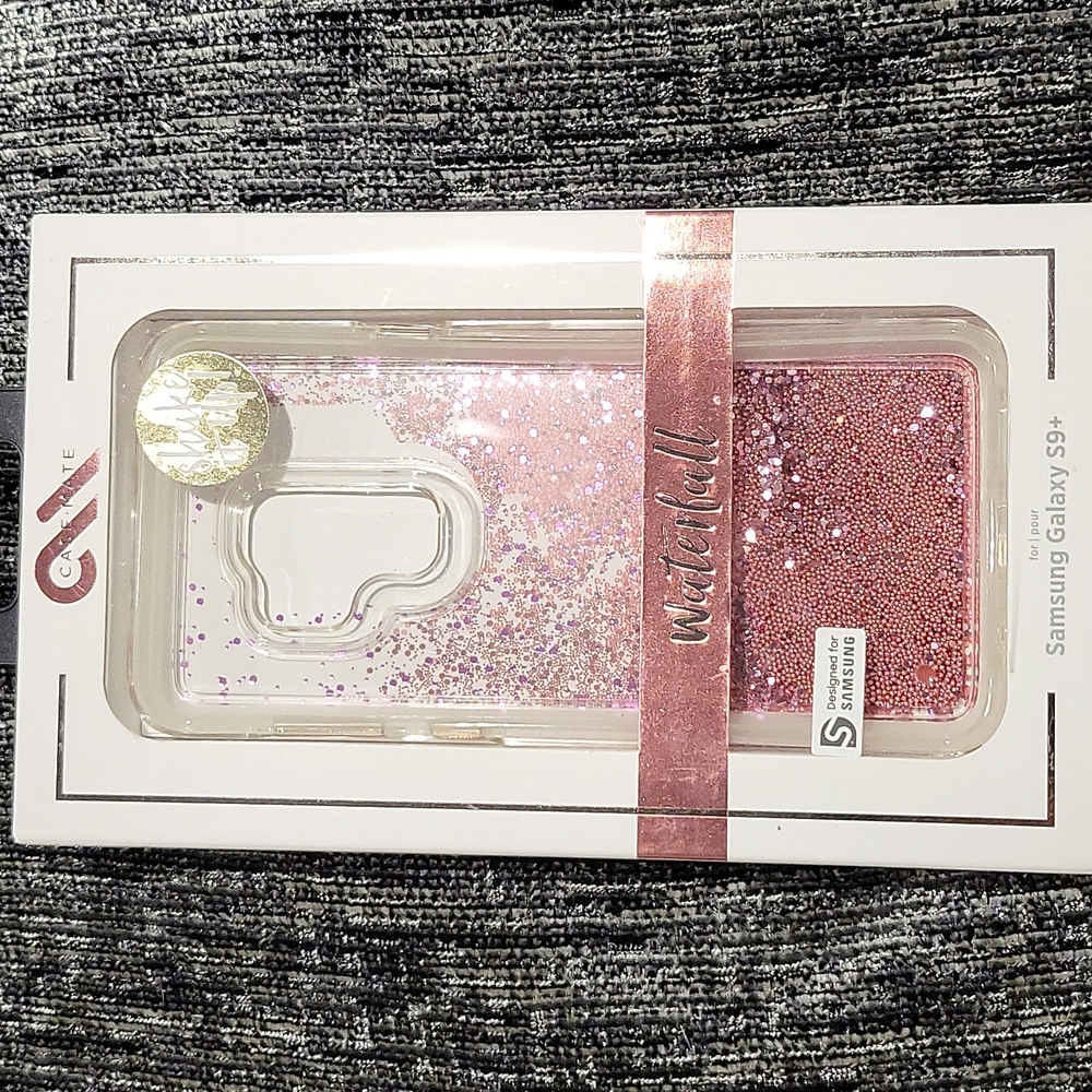 Samsung Galaxy S9+ waterfall phone case brand new never out of box +2 free cases